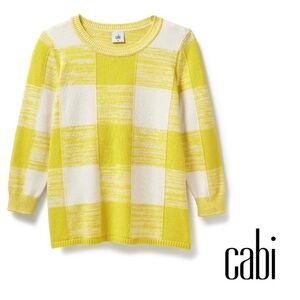 Cabi Checkerboard Sweater